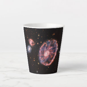 Caneca De Café Latte Galáxia CartWheel, Telescópio Espacial James Webb