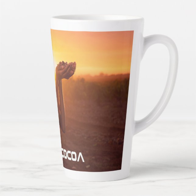 CANECA DE CAFÉ LATTE GANA - EU AMO CACAU (Direita)