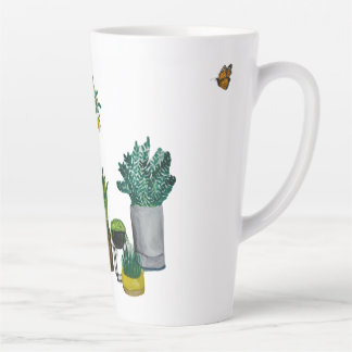 Caneca De Café Latte Garden Sanctuary