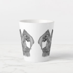 Caneca De Café Latte Gargoyle de Golem