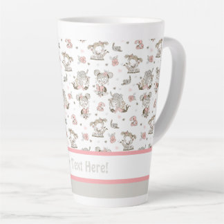 Caneca De Café Latte Garotas Bonitas Lendo Livros Dão Ideias