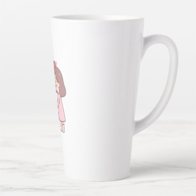Caneca De Café Latte garotas fofas (Direita)