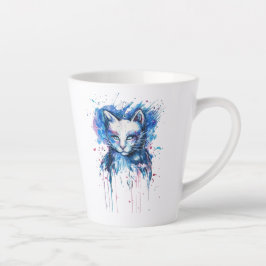 Caneca De Café Latte Gatinha
