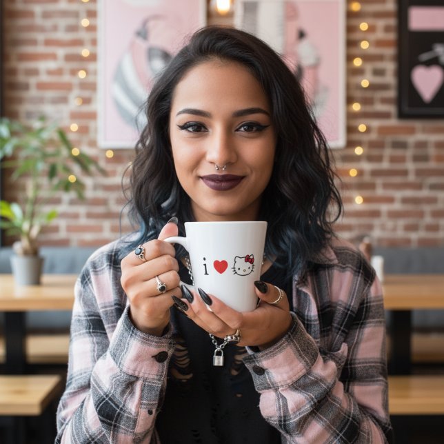 Caneca De Café Latte Gatinha (Criador carregado)