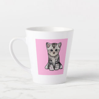 Caneca De Café Latte Gatinho