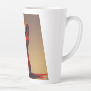 Caneca De Café Latte Gatinho Inferno