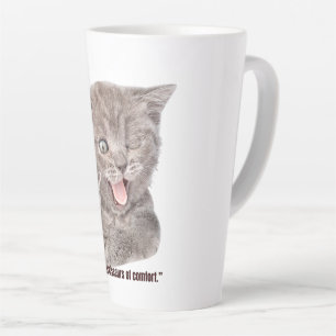 Caneca De Café Latte gato estupendo