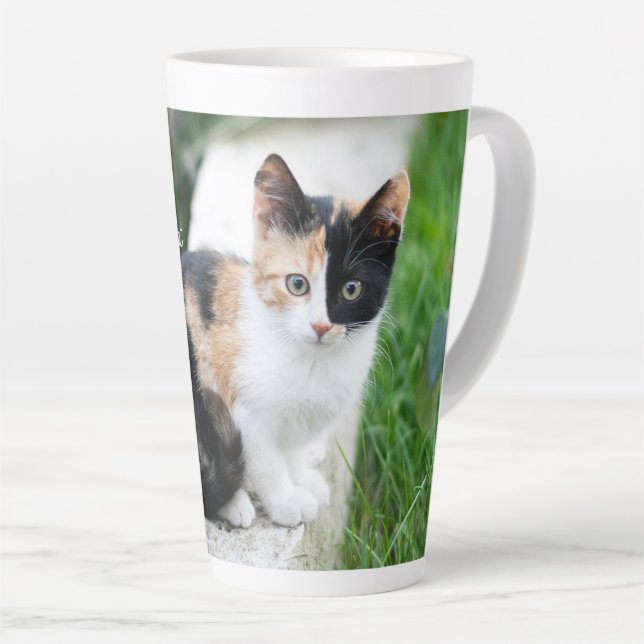 Caneca De Café Latte Gato Fantasma da Ópera (Ângulo direito)