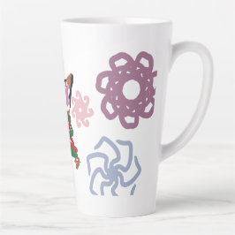Caneca De Café Latte Gato inverno