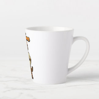 Caneca De Café Latte Gato Mecânico Atarracado Personalizado