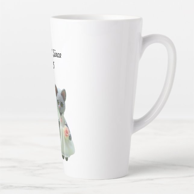 Caneca De Café Latte Gatos Casados 2025 (Direita)