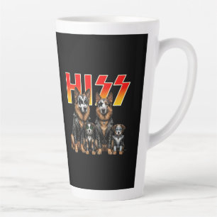 Caneca De Café Latte Gatos Fofos Sibilam Rochas Gatinhos Música Balança