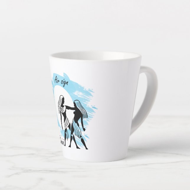 Caneca De Café Latte Gemini (Ângulo direito)