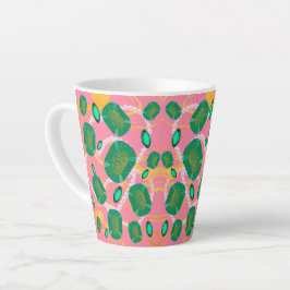 CANECA DE CAFÉ LATTE GEMS VERDE