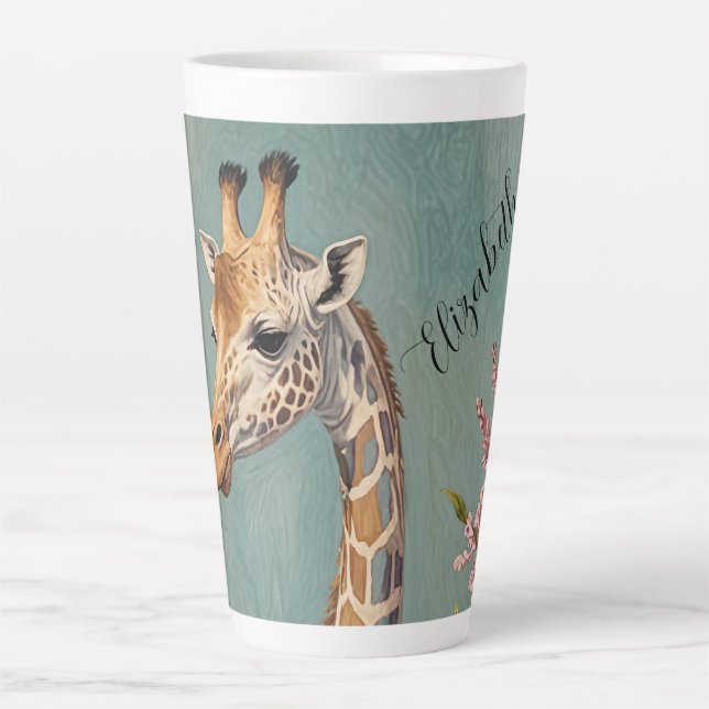 Caneca De Café Latte Gentil Gigante Personalizado (Frente)