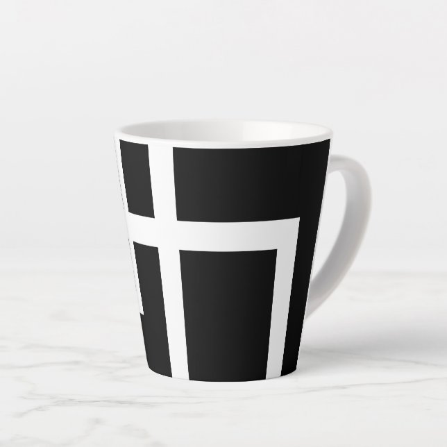 Caneca De Café Latte "Geometría" (Ângulo direito)