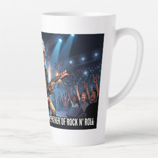 Caneca De Café Latte George Washington Rock Star - Pai Fundador do R