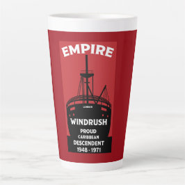 Caneca De Café Latte Geração Windrush Grande Mug de Café