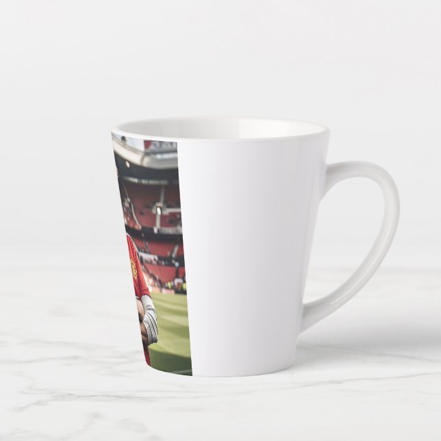 Caneca De Café Latte Gerador de trump Latte Mug (Direita)