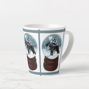 Caneca De Café Latte Giant Schnauzer Natal