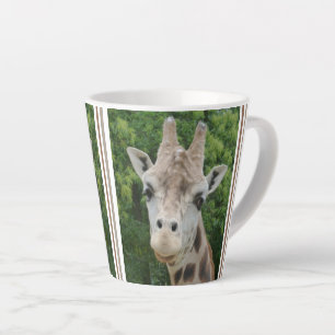 Caneca De Café Latte Girafa Fecha Design Latte Cã