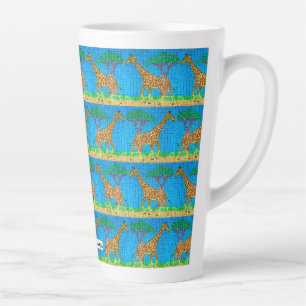 Caneca De Café Latte Girafa - Latte Mug