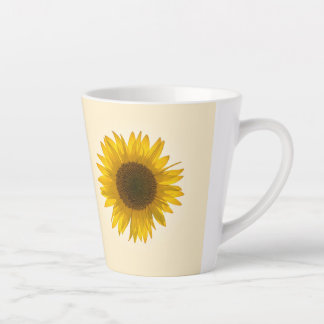 Caneca De Café Latte Girassol