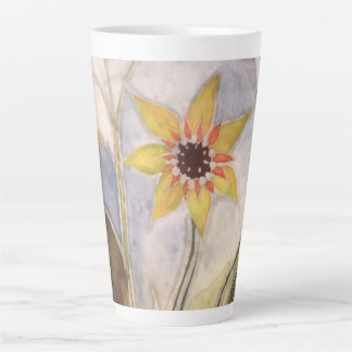 Caneca De Café Latte Girassol