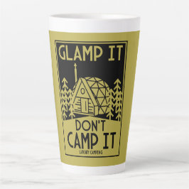 Caneca De Café Latte Glamping de Luxo