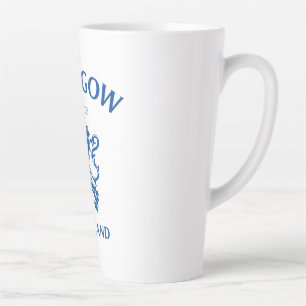 CANECA DE CAFÉ LATTE GLASGOW, ESCÓCIA