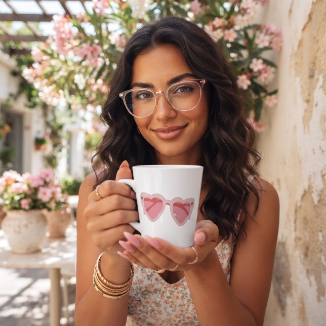 Caneca De Café Latte Glasses (Criador carregado)