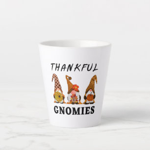 Caneca De Café Latte Gnomos Agradecidos