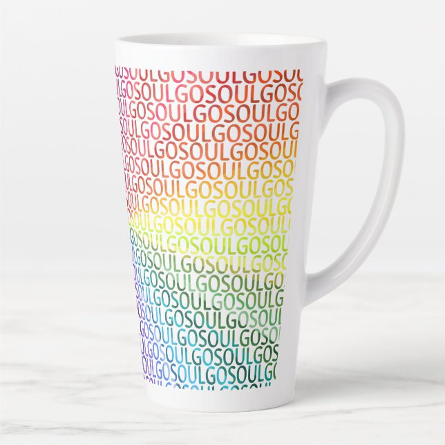Caneca De Café Latte Go Soul! (Direita)