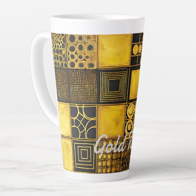 Caneca De Café Latte GoldRush 8 Latte Mug (Ângulo esquerdo)