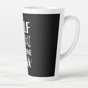 Caneca De Café Latte Golf É Meu DNA