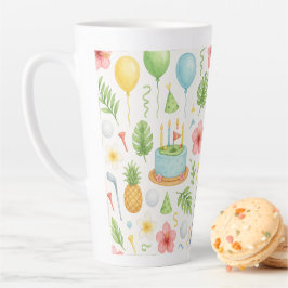 Caneca De Café Latte Golf Hawaii temia pelos presentes havaianos para o