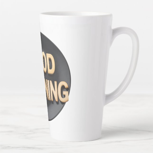 Caneca De Café Latte Good morning (Direita)
