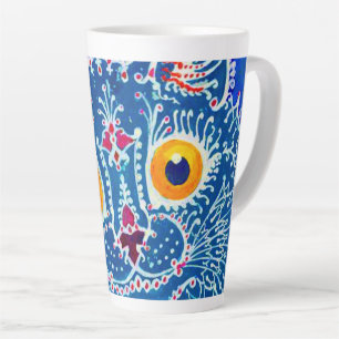Caneca De Café Latte Gótico Azul