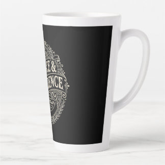 Caneca De Café Latte Graça e Confiança Garota Estética Elegante