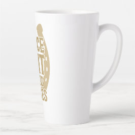 Caneca De Café Latte Graça, Garra & Cavalos Fantásticos Ocidental