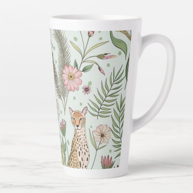 Caneca De Café Latte Graça na Natureza (Direita)