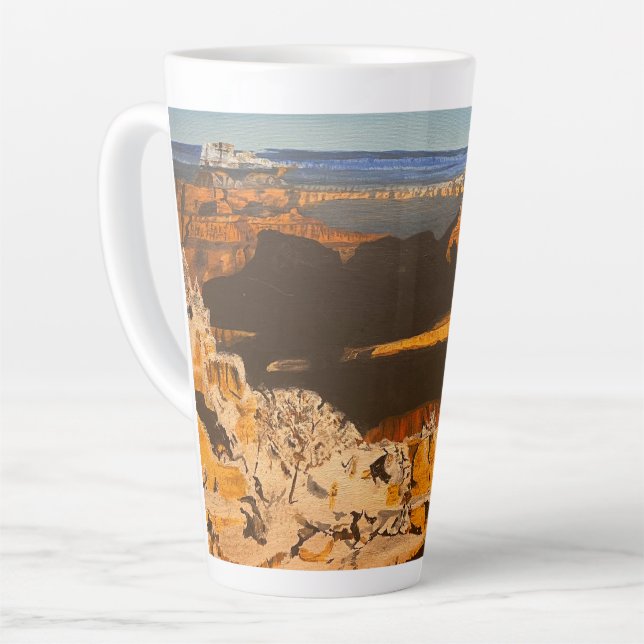 Caneca De Café Latte Grand Canyon, por Gary Poling (Ângulo esquerdo)