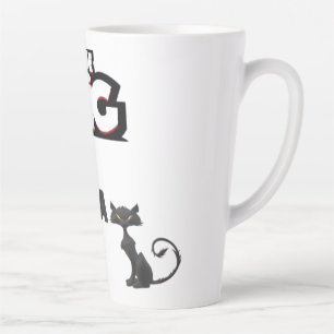 Caneca De Café Latte Grande design de mamã para gatos legal