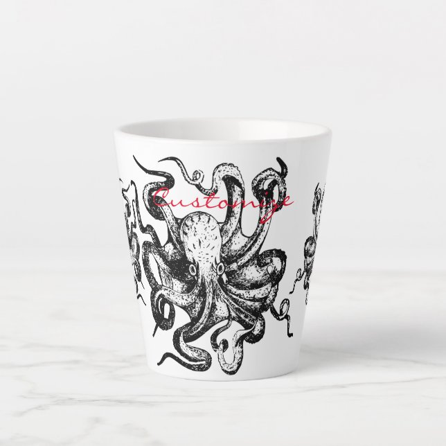 Caneca De Café Latte Grande polvo Thunder_Cove (Frente)