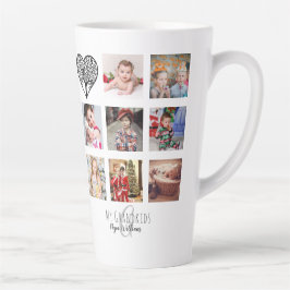 CANECA DE CAFÉ LATTE GRANDPA FOTO COLAGEM DE PRESENTE, GRANDAD