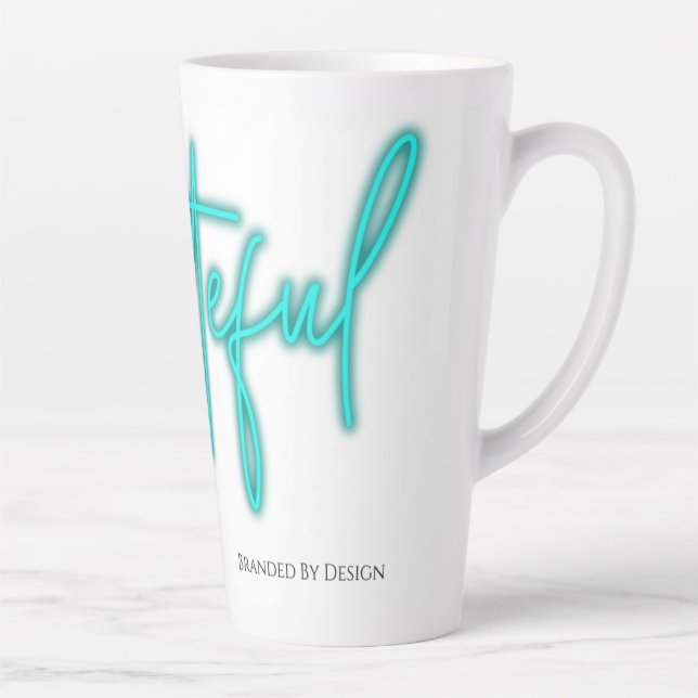 Caneca De Café Latte 'Grateful Tall Mug' (Direita)