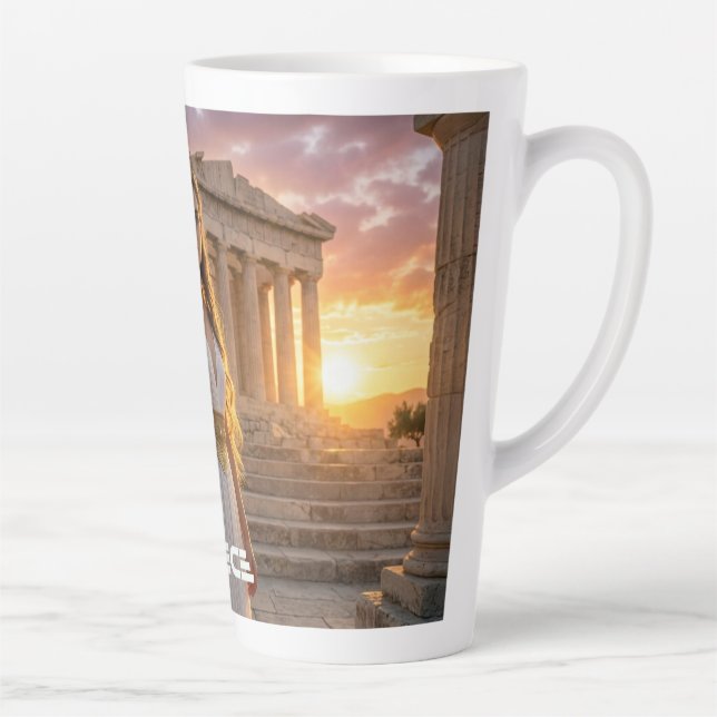 CANECA DE CAFÉ LATTE GREECE - ACROPOLIS (Direita)