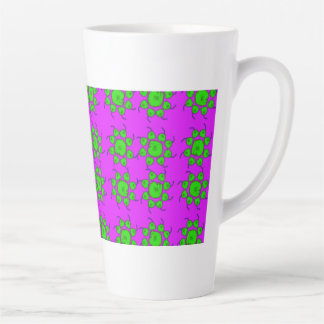 CANECA DE CAFÉ LATTE GREEN POPPIES LATTE MUG