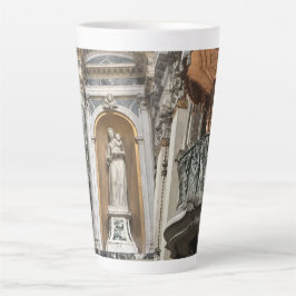 Caneca De Café Latte GREEN & WHITE MARBLE of JESUITS CHURCH VENICE,