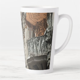 Caneca De Café Latte GREEN & WHITE MARBLE of JESUITS CHURCH VENICE,